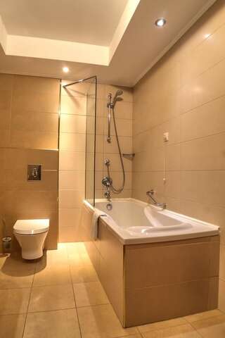 Отель Hotel Imperial Plovdiv Пловдив Двухместный номер Делюкс с 1 кроватью и бесплатной парковкой — Для одноместного размещения-4